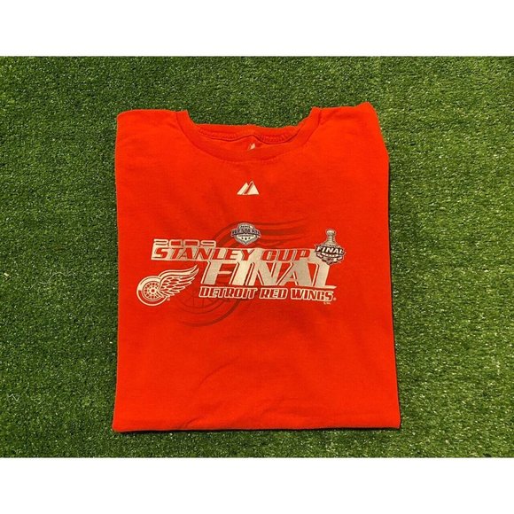 Majestic | Shirts | Retro Y2k Majestic Detroit Red Wings 209 Stanley 